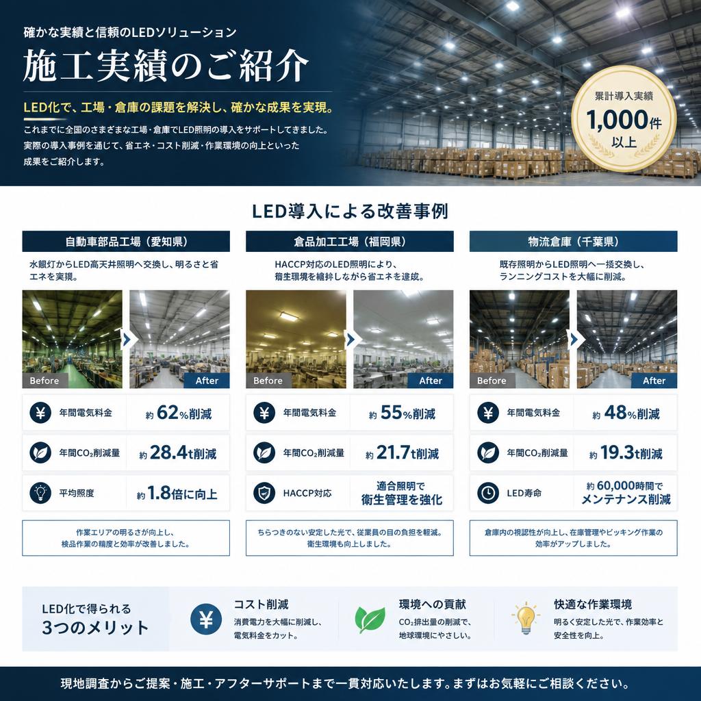 実績の紹介