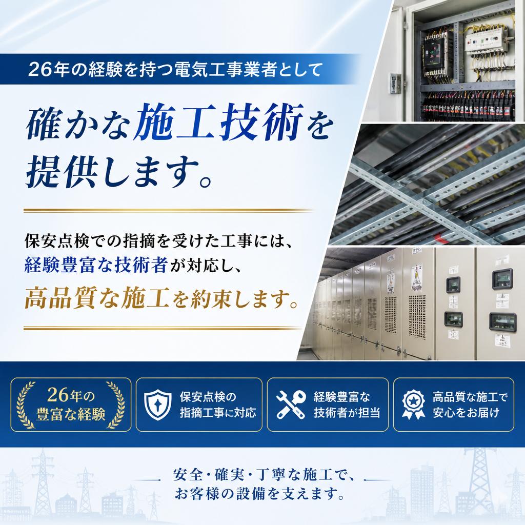 豊富な経験と施工技術