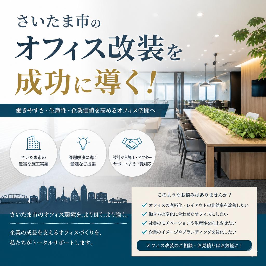 さいたま市のオフィス改装の電源対応はエレクシアへ