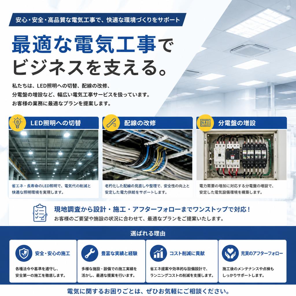 エレクシアの施工サービス