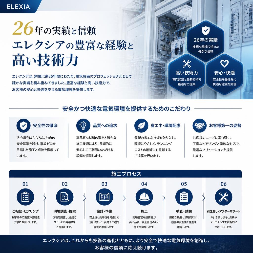 エレクシアの強みと施工技術