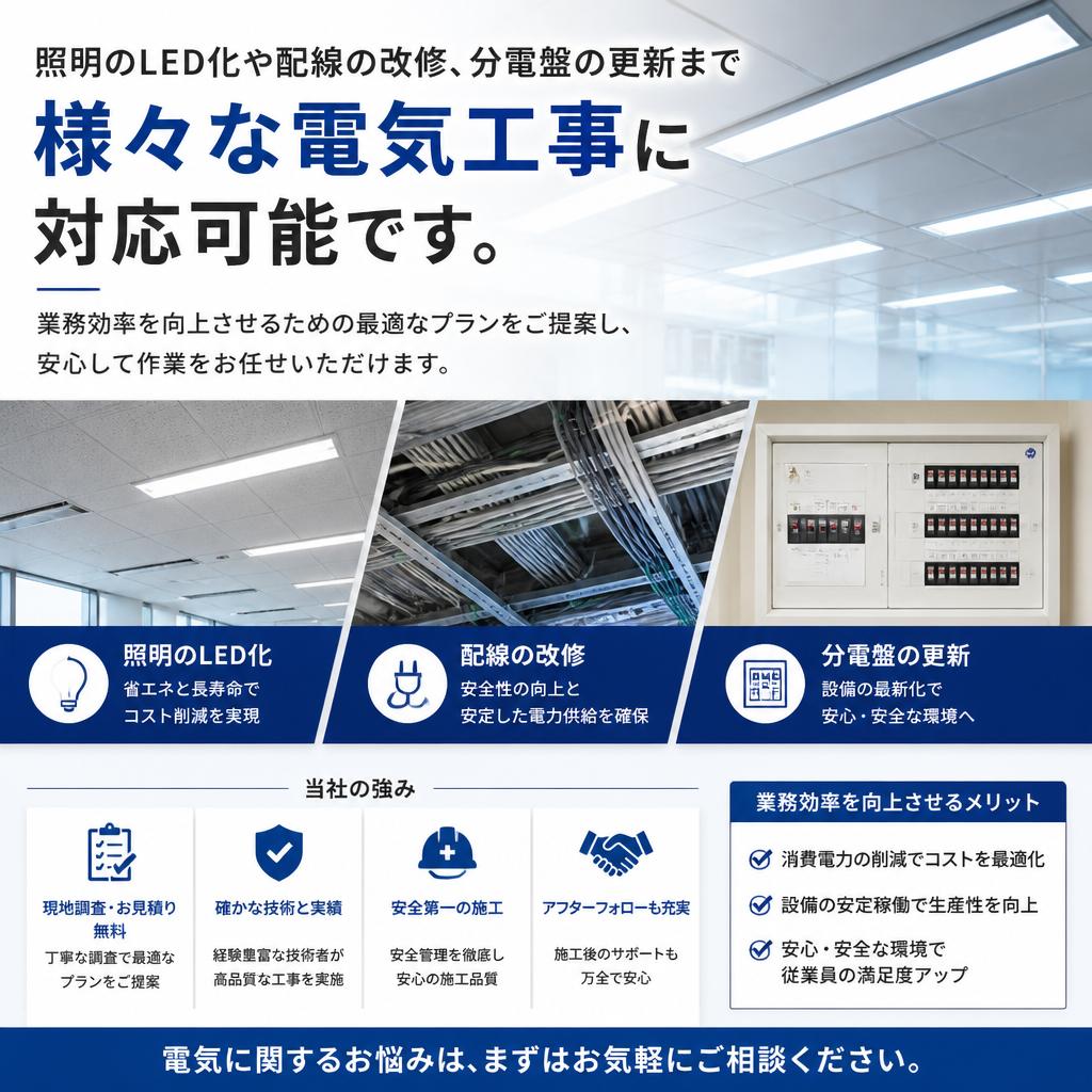 幅広い施工内容でお応えします