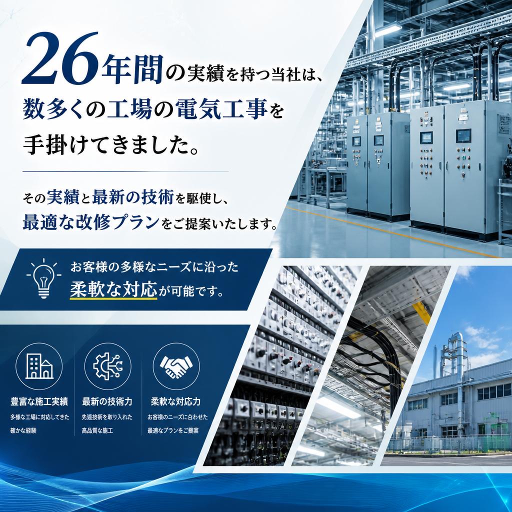 豊富な実績で信頼の施工