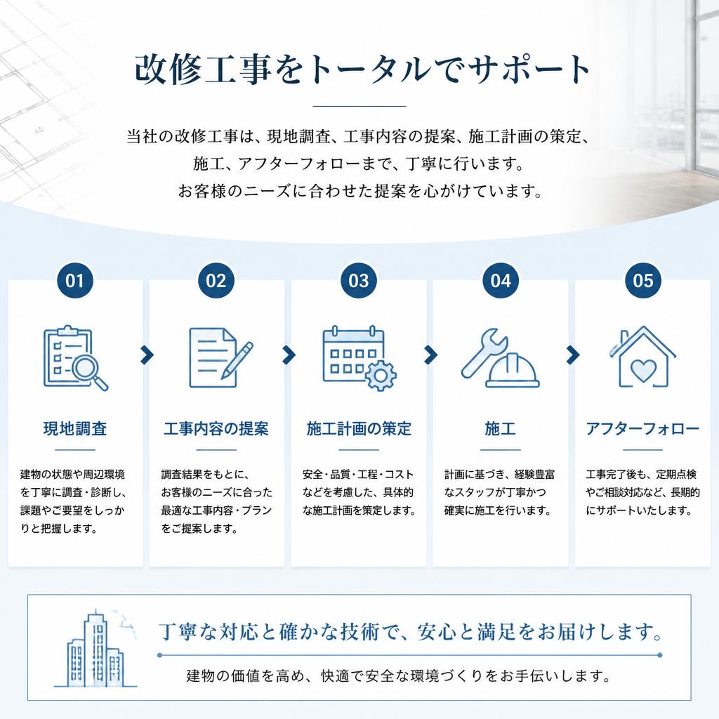 2. 改修工事のプロセス