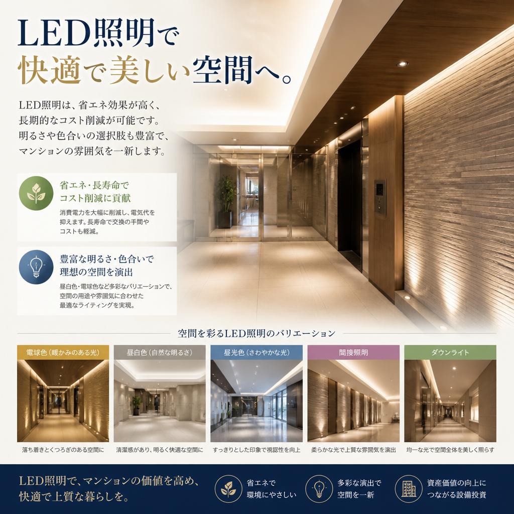 3. LED照明への交換のメリット