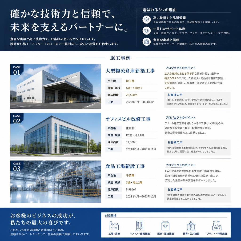 当社の施工事例