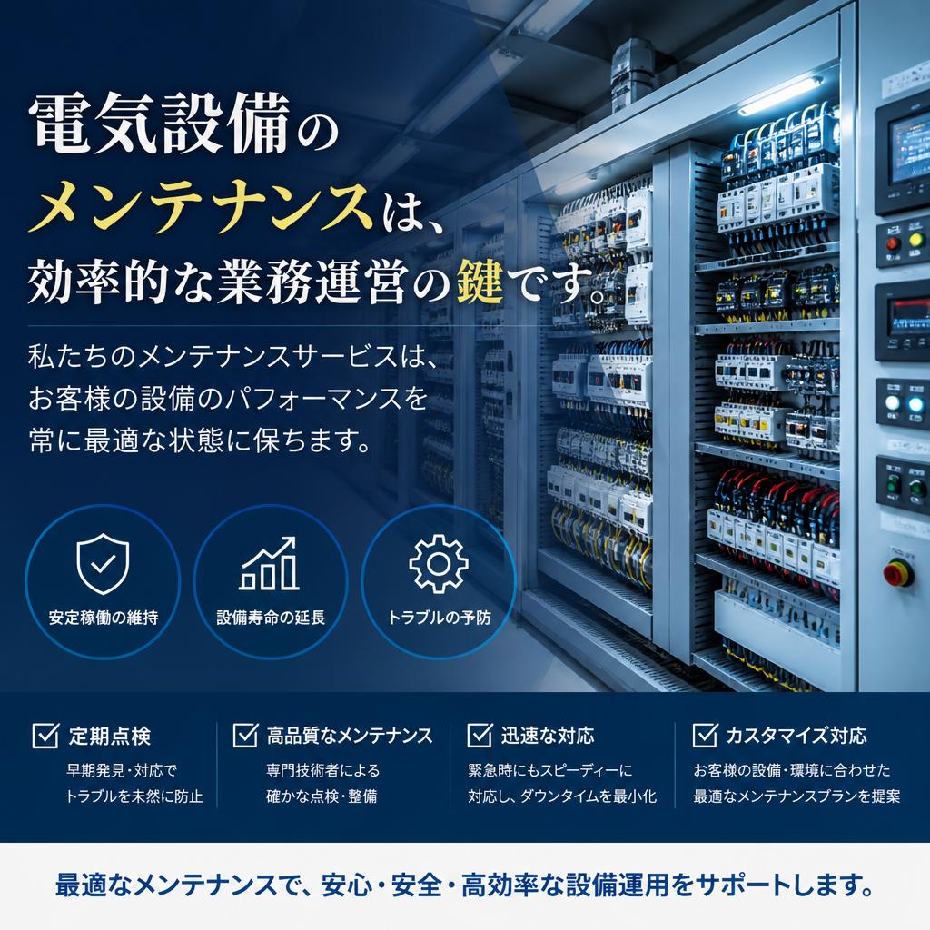 効率的な設備メンテナンス