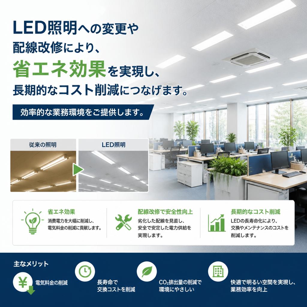 コスト削減と省エネ効果