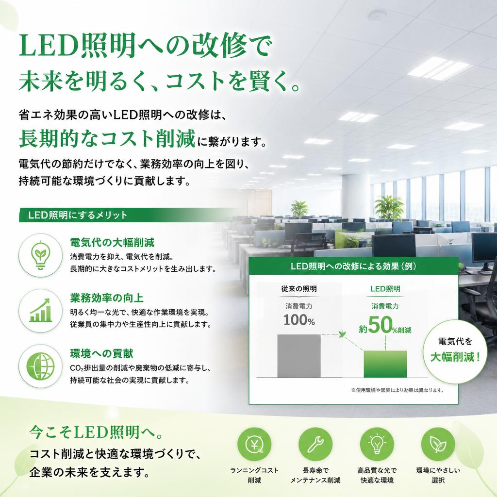 LED化によるコスト削減