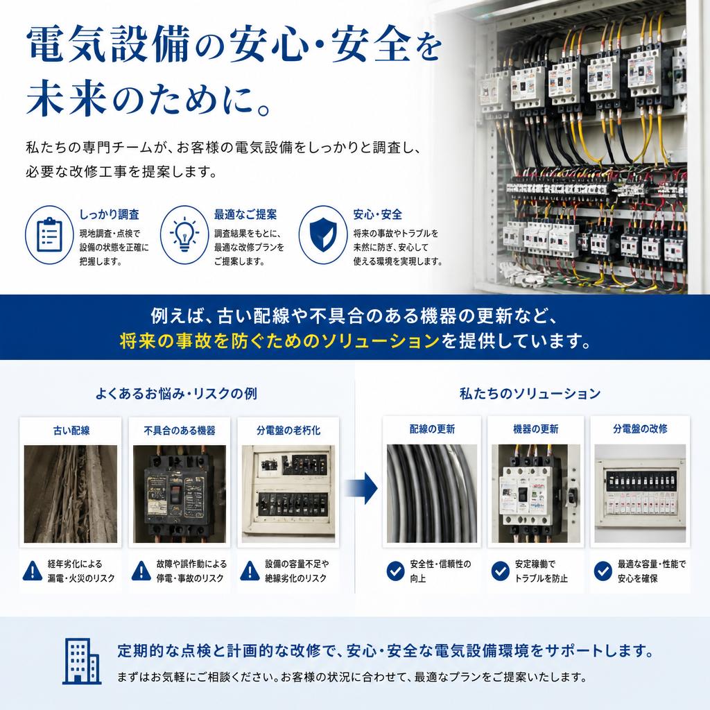 当社の設備更新サービス