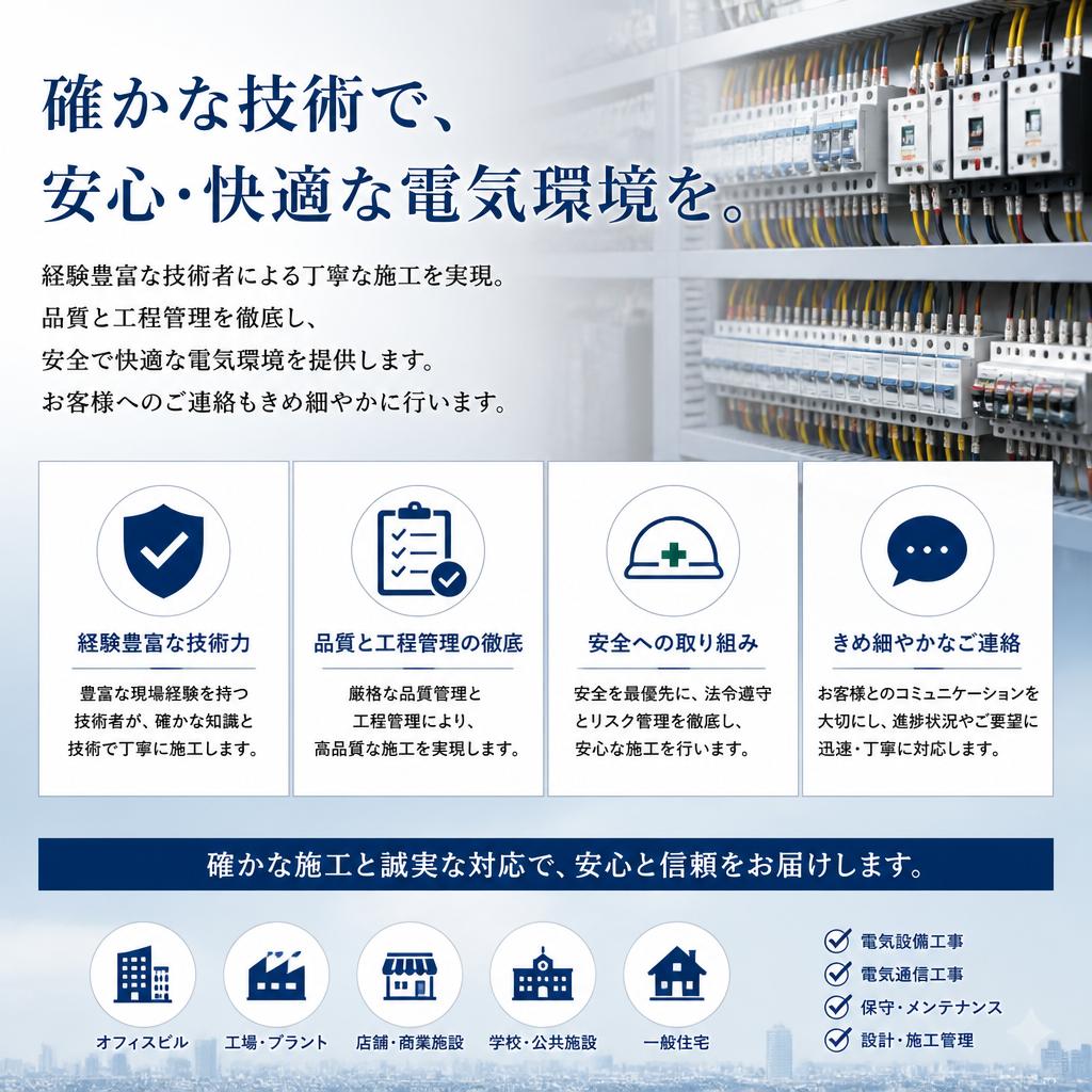 信頼の施工体制