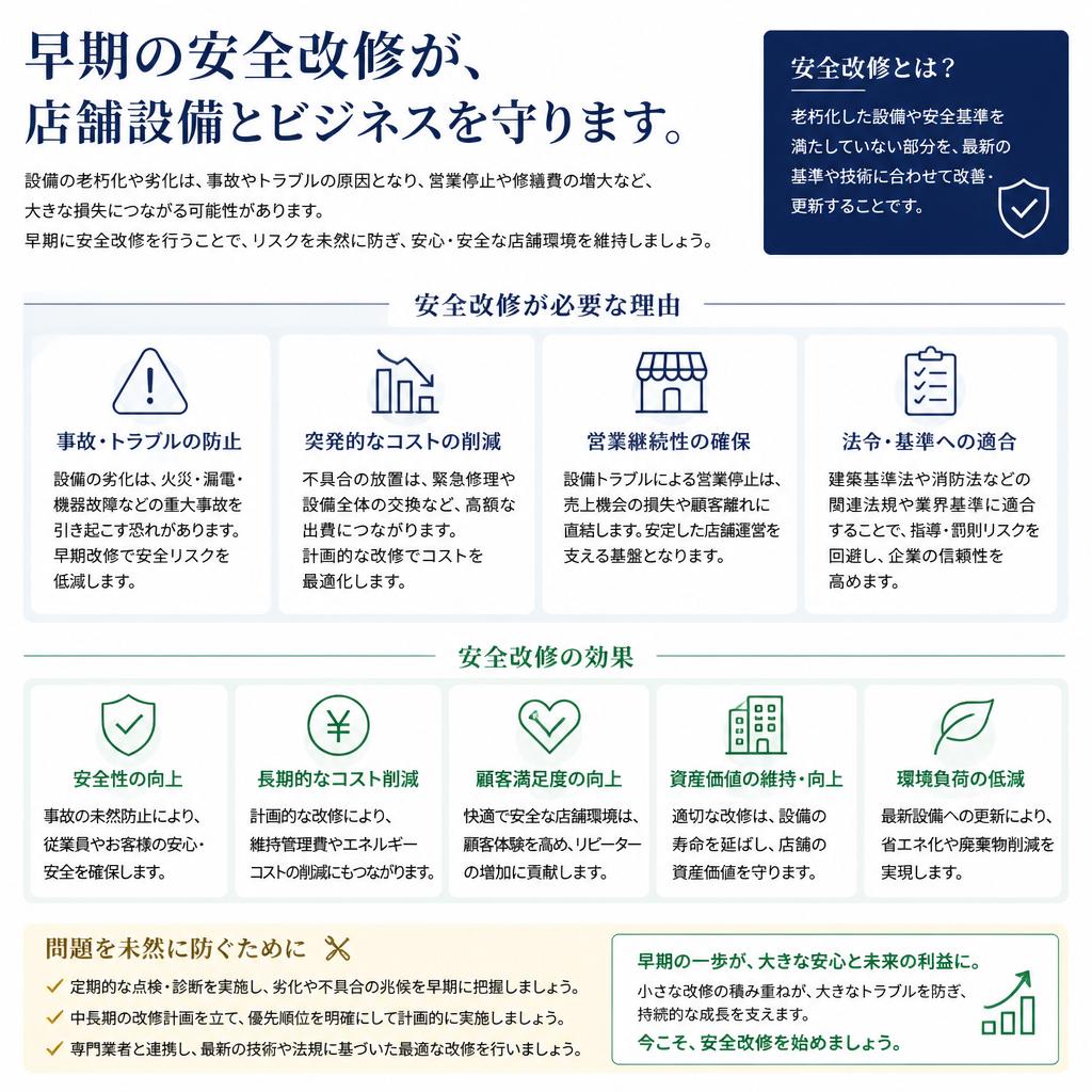 安全改修の重要性