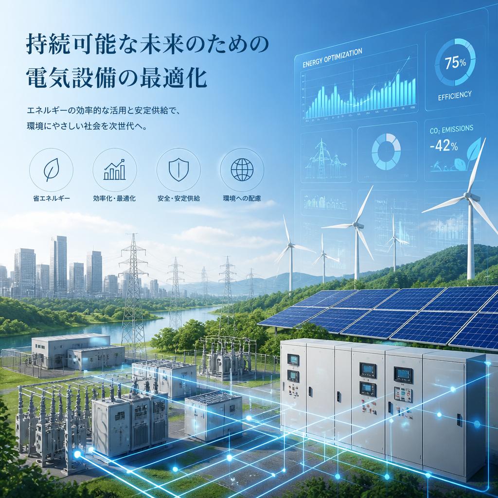 持続可能な未来のための電気設備の最適化