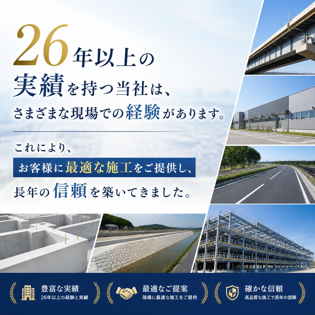 豊富な経験と実績
