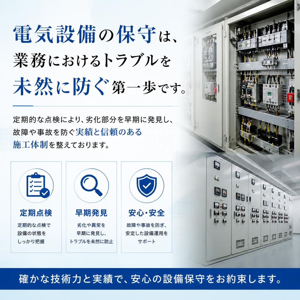 電気設備保守の重要性