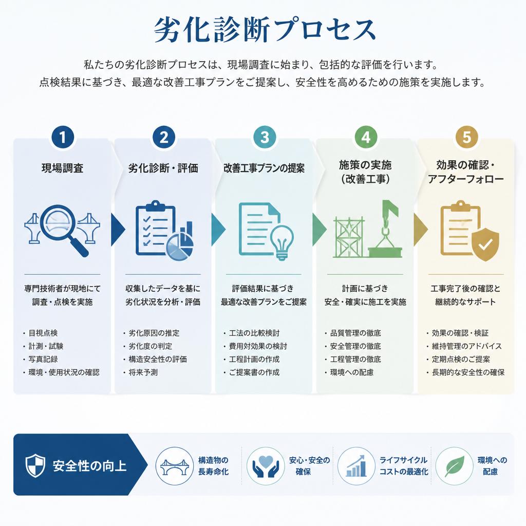 劣化診断のプロセス