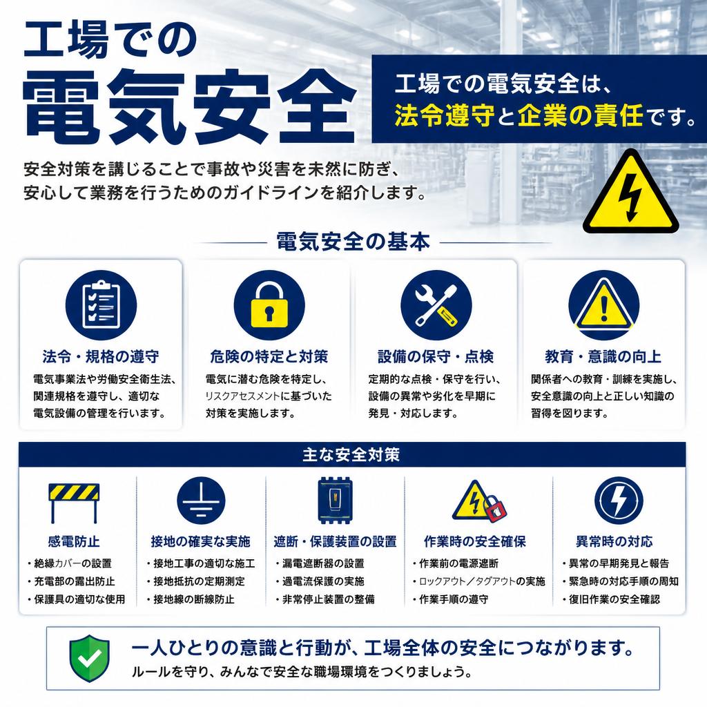 電気安全対策と法令遵守