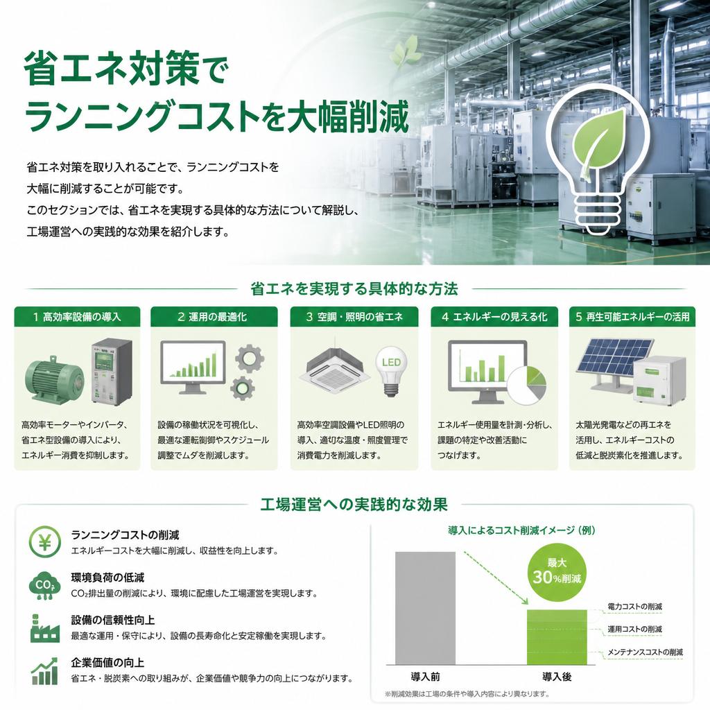 省エネ対策によるコスト削減