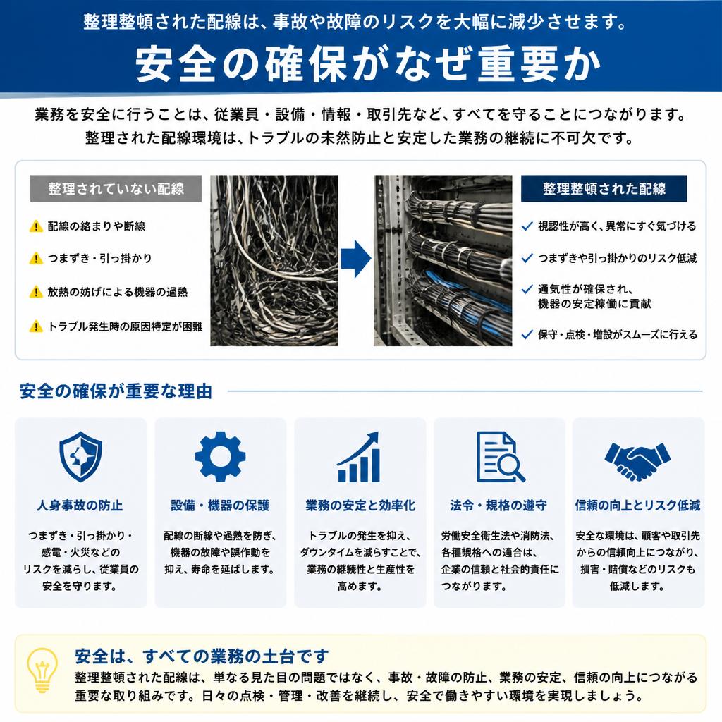 安全対策も万全