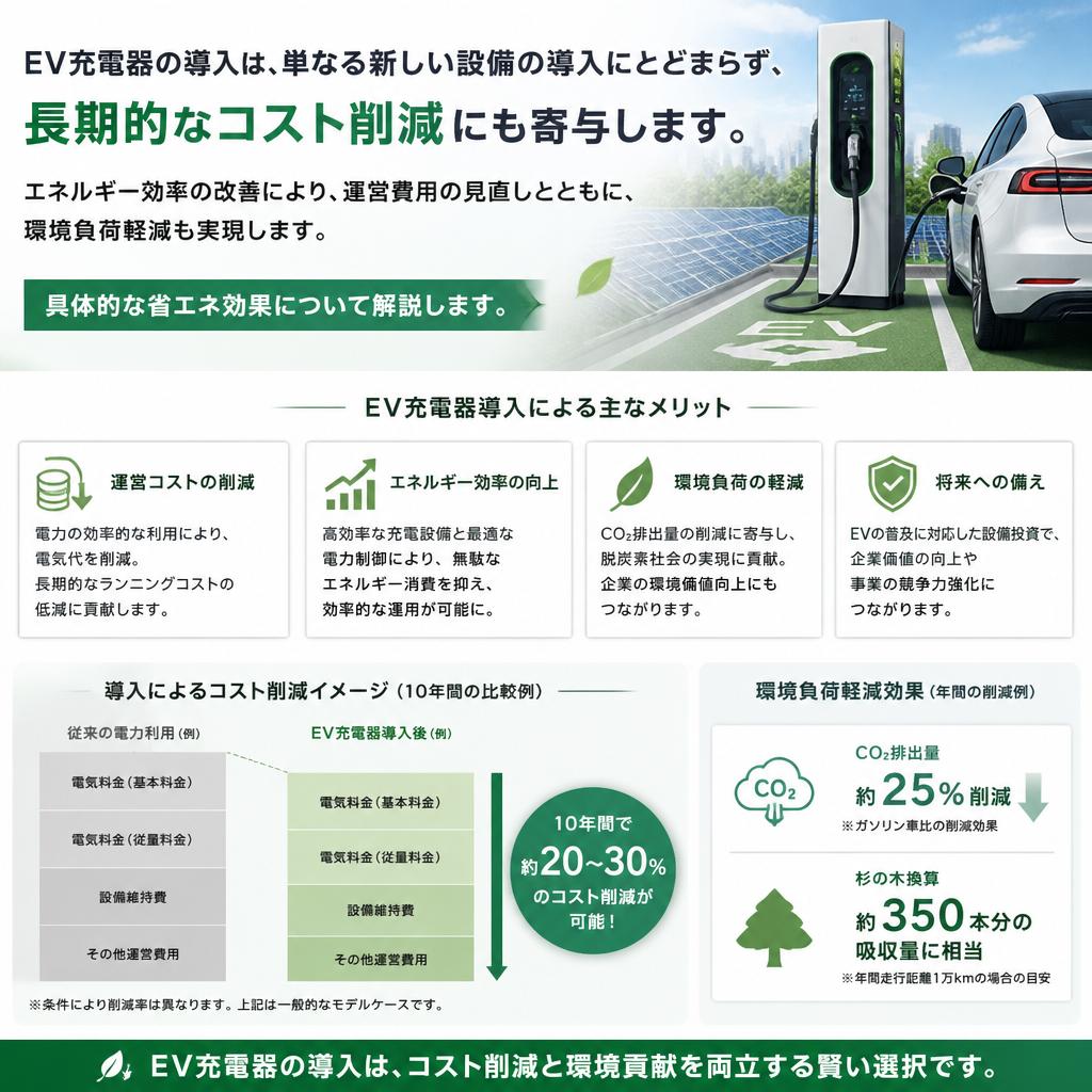 省エネ対策でランニングコストを削減！