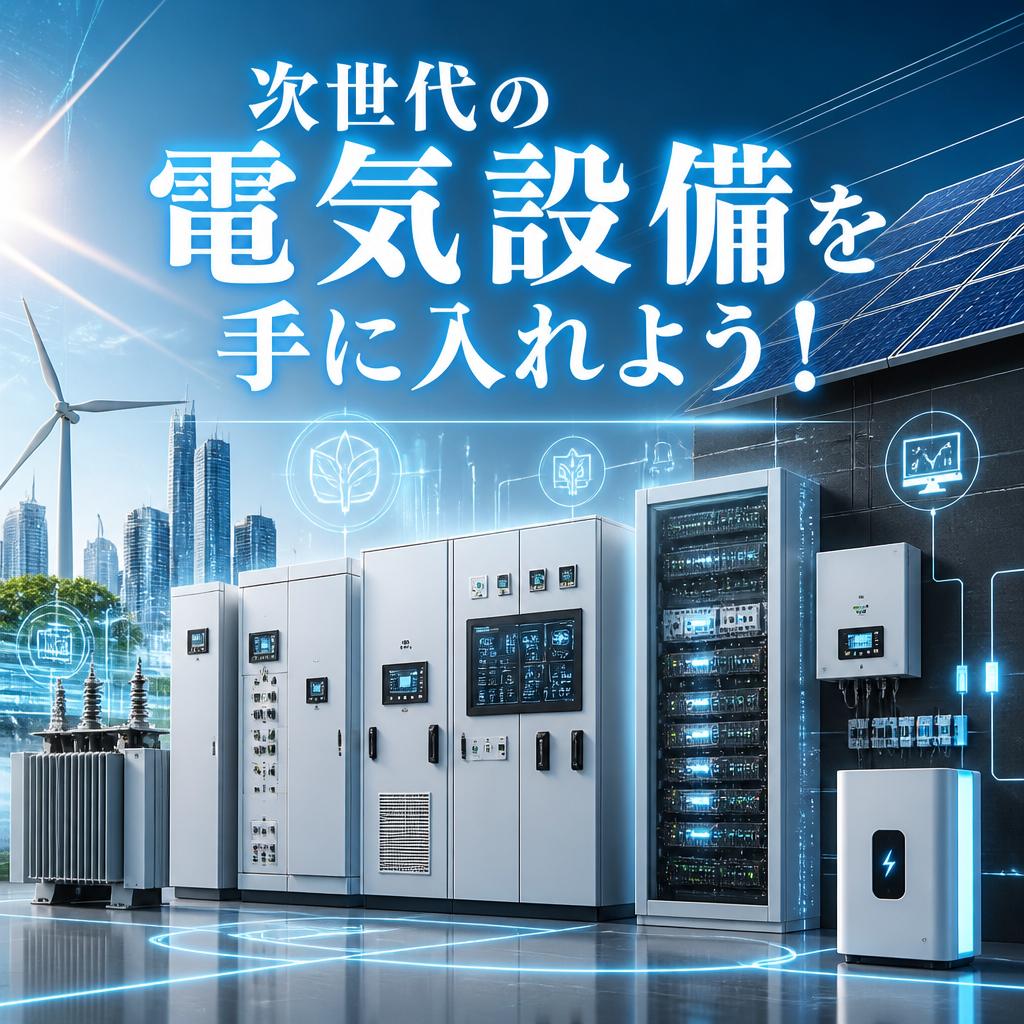 次世代の電気設備を手に入れよう！