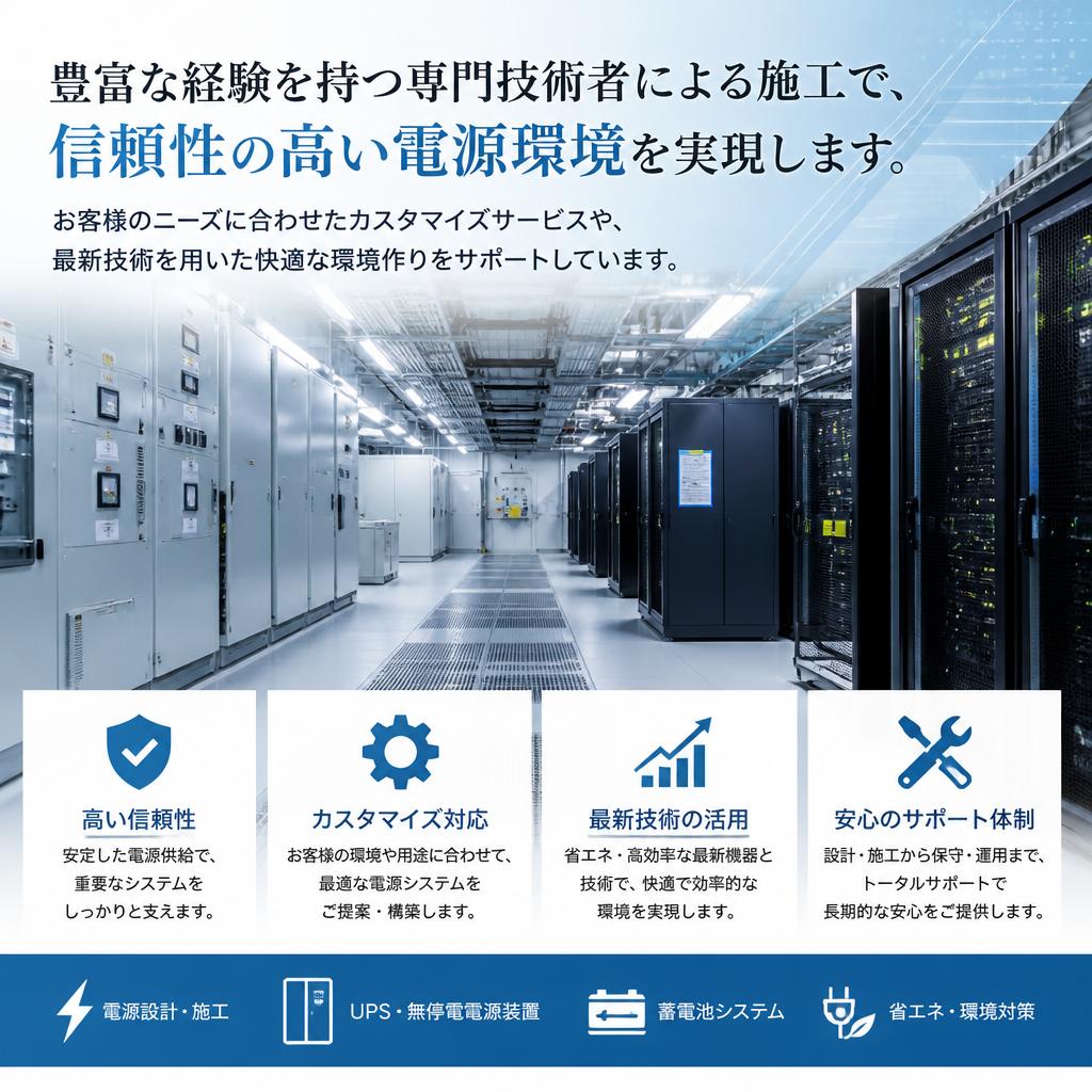 当社の設備改善サービスの特長