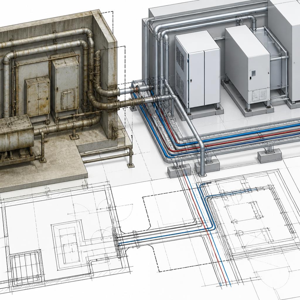 設備更新の必要性と施工図の活用