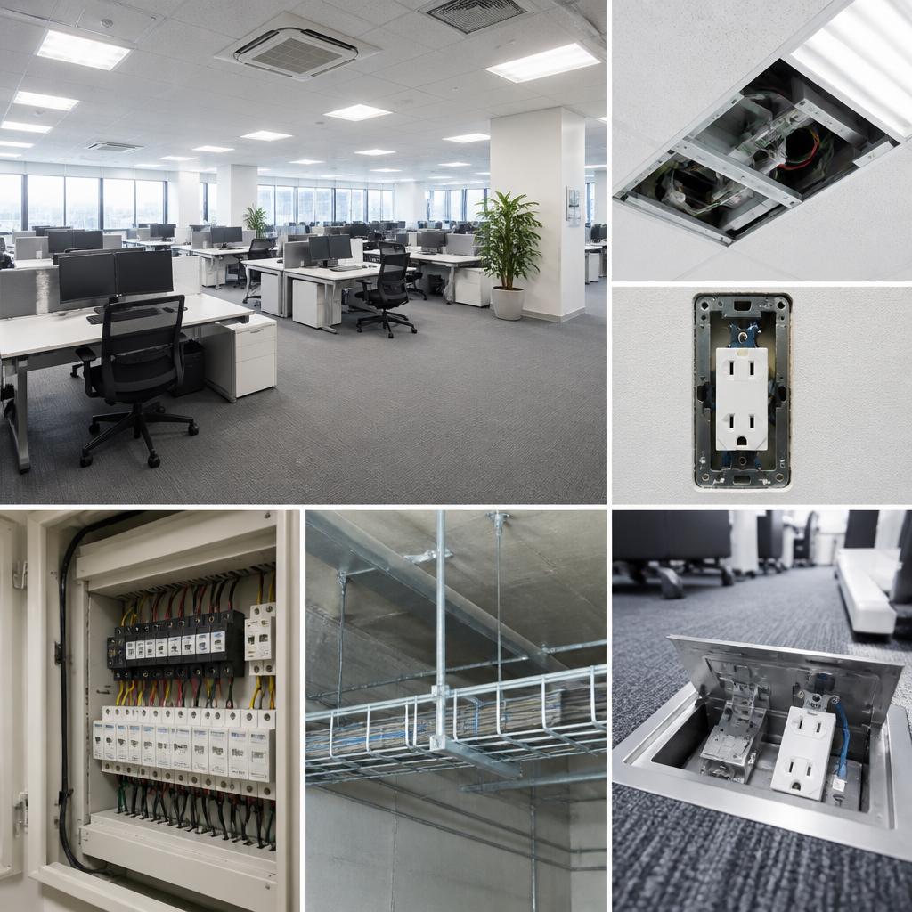 依頼前に必見！オフィス電気工事の種類と業者選びのコツを徹底解説！｜桶川市